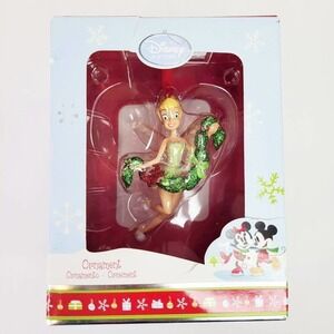 Disney Tinkerbell Ornament Disney Store Tinkerbell Deck The Halls Christmas